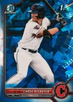 2022 Bowman Draft Chrome Sapphire Edition #BDC49 Chase Delauter Baseball Card