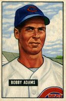 1951 Bowman #288 Bobby Adams Baseball Card