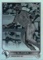 2022 Topps Chrome #29 Jake Burger Negative Refractor Baseball Card