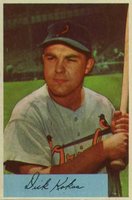 1954 Bowman #37 Dick Kokos Baseball Card