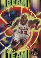 1995 Stadium Club Beam Team #B14 Michael Jordan Members Only Basketball Card