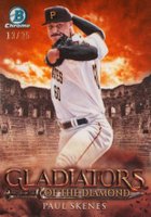 2024 Bowman Gladiators of the Diamond #GOTD10 Paul Skenes Orange Baseball Card