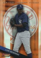 2015 Bowman's Best Top Prospects #TP-5 Luis Severino Orange Refractor Baseball Card