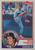 1983 Topps #573 Andy Hassler Baseball Card