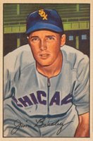 1952 Bowman #68 Jim Busby Baseball Card