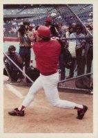 1986 Topps Pete Rose Set #73 Pete Rose Taking BP With Mass... Baseball Card