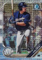 2019 Bowman Mega Box Chrome #54 Keston Hiura Baseball Card
