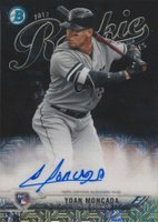 2017 Bowman Mega Box Chrome Rookie of the Year Favorites Autographs #YM Yoan Moncada Baseball Card