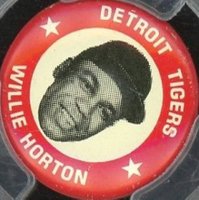 1969 MLBPA Pins # Willie Horton Baseball Card