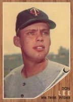 1962 Topps #166GT Don Lee Green Tint Baseball Card