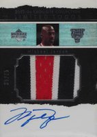 2003 UD Exquisite Collection Limited Logos #LL-MJ Michael Jordan Autograph Patch Basketball Card