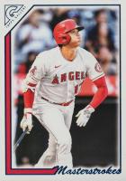 2022 Topps Gallery Masterstrokes #MS9 Shohei Ohtani Blue Baseball Card