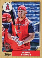 2022 Topps Update 1987 Topps Baseball #87TBU1 Mike Trout Baseball Card