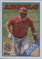 2023 Topps 1988 Topps Baseball #T8845 Mike Trout Baseball Card