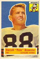 1956 Topps #21 Darrell Brewster Football Card