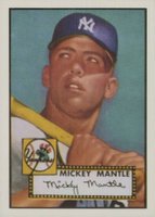 1991 Topps East Coast National Reprint # Mickey Mantle Topps 1952 Reprint Baseball Card