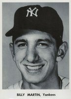 1955 N.Y. Yankees Picture Pack # Billy Martin Portrait Baseball Card