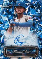 2024 Bowman Chrome Sapphire Edition Sapphire Selections Autographs #SSAFC Fernando Cruz Baseball Card