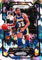 2023 Panini Prizm #185 Magic Johnson Ice Basketball Card