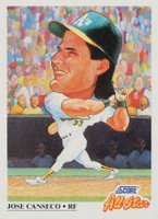 1991 Score #398 Jose Canseco Baseball Card