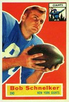 1956 Topps #89 Bob Schnelker Football Card