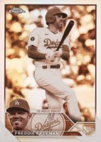 2023 Topps Chrome #5 Freddie Freeman Sepia Refractor Baseball Card