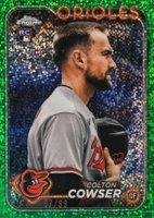 2024 Topps Chrome #278 Colton Cowser Variation-Green Speckle Refractor Baseball Card