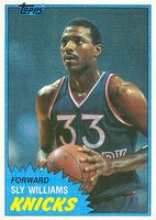 1981 Topps #88 Sly Williams East Basketball Card