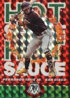2021 Panini Mosaic Hot Sauce #HS5 Fernando Tatis Jr. Green Mosaic Baseball Card