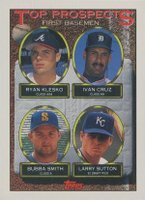 1993 Topps #423 Tops Prospects 1st Baseman Baseball Card