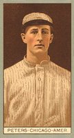 1912 Brown Backgrounds Broadleaf #150 O.C. Peters Baseball Card