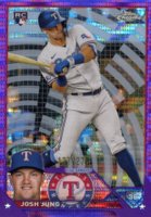 2023 Topps Chrome #93 Josh Jung Purple Sonar Refractor Baseball Card