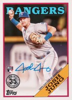 2023 Topps 1988 Topps Baseball Autographs #88BAJJ Josh Jung Series 2 Baseball Card