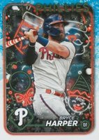 2024 Topps Holiday #H179 Bryce Harper Variation Baseball Card