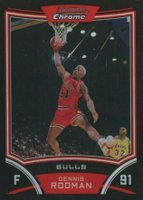 2008 Bowman Chrome #108 Dennis Rodman Refractor Basketball Card