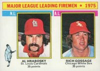 1976 Topps #205 Major League Leading Firemen Baseball Card