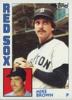 1984 Topps #472 Mike G. Brown Baseball Card