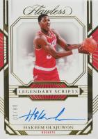2022 Panini Flawless Legendary Scripts #LSHKO Hakeem Olajuwon Gold Basketball Card
