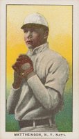 1909 Philadelphia Caramel # Christy Mathewson Correct spell Mathewson Baseball Card