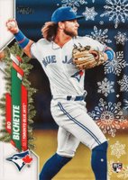 2020 Topps Holiday #HW94 Bo Bichette Metallic Baseball Card
