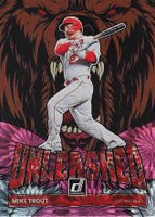 2022 Panini Donruss Unleashed #UL3 Mike Trout Pink Fireworks Baseball Card