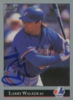 1992 Leaf #201 Larry Walker Baseball Card