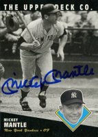 1994 Upper Deck All-Time Heroes #100 Mickey Mantle Autograph-D.G. Only Baseball Card