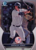 2023 Bowman Chrome Prospects #BCP178 Spencer Jones Refractor Baseball Card