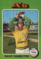 1975 Topps #428 Dave Hamilton Baseball Card