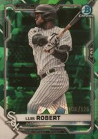 2021 Bowman Chrome Sapphire Edition #90 Luis Robert Green Baseball Card