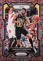 2023 Panini Prizm #65 Jordan Clarkson Snakeskin Prizm Basketball Card