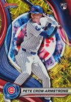 2024 Bowman's Best #17 Pete Crow-Armstrong Yellow Lazer Baseball Card