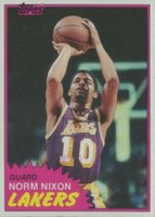 1981 Topps #22 Norm Nixon Basketball Card