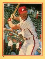 1984 Fleer Stickers #35 Mike Schmidt Baseball Card